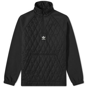 ADIDAS QUILTED HALF-ZIP PULLOVER SM